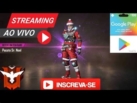 FREE FIRE AO VIVO NOVO MODO DE NATAL FELIZ NATAL A TODOS OS