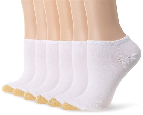 Goldtoe Gold Toe Womens 6 Pack Jersey Sockswhite Shoe Size 6 9