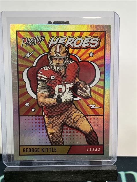 Prestige George Kittle Heroes Silver Foil Ebay