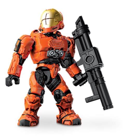 Halo Mega Bloks Orange Spartan