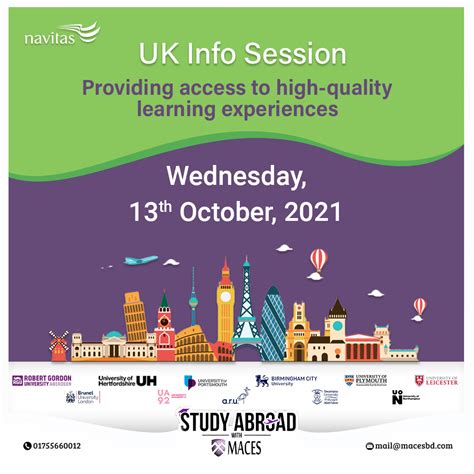 Meet Navitas Uk Info Session At Maces Study Abroad With Maces