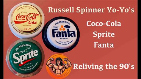 Classic Coca Cola Sprite Fanta Russell Spinner Yo Yo S From The