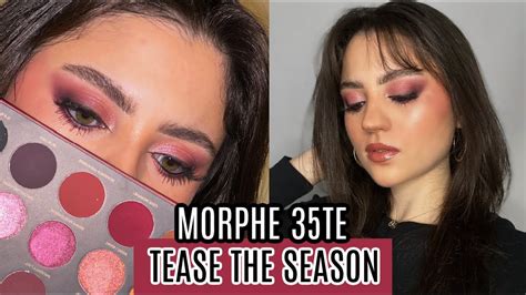 MORPHE 35TE TEASE THE SEASON HOLIDAY PALETTE REVIEW TUTORIAL YouTube