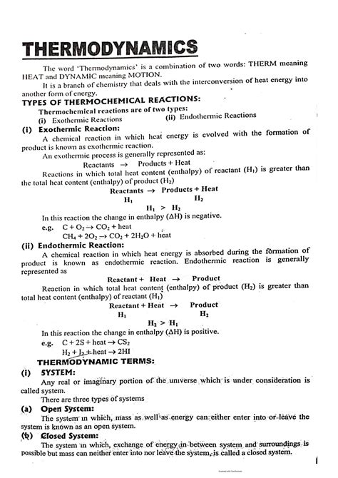 Solution Thermodynamic First Law Of Thermodynamics Hesss Law Of