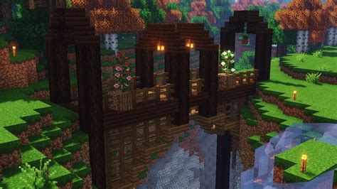 Simple Darkoakspruce Bridge I Made In My New Hardcore World R