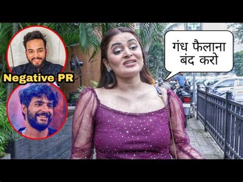 Bebika Dhurve Reaction On Abhishek Malhan And Elvish Yadav Negative PR