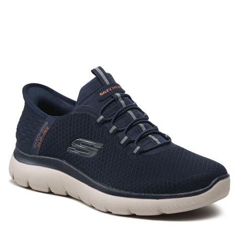 Sneakersy Skechers High Range 232457 NVY Navy Sneakery Polobotky