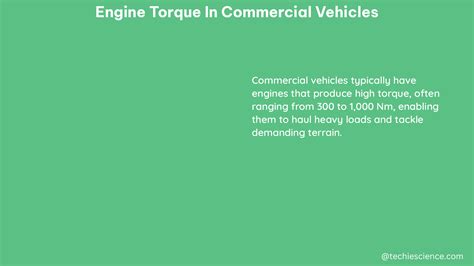 Engine Torque In Commercial Vehicles A Comprehensive Guide