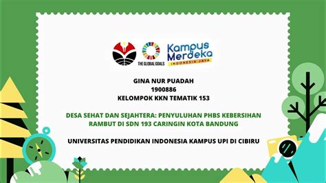 Kkn Tematik Upi 2022 Pemberdayaan Masyarakat Berbasis Sdgs Desa Dan