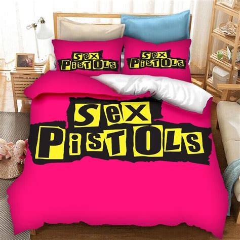 Sex Pistols Music Quilt Cover Double Sided Pillowcase Duvet Cover