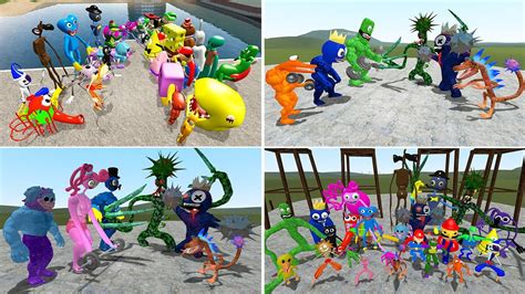 All Rainbow Friends Vs D Sanic Clones Memes Poppy Playtime Fnaf Scp