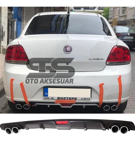 Fiat Linea Dif Z R Arka Tampon Eki Egzoz K L Siyah