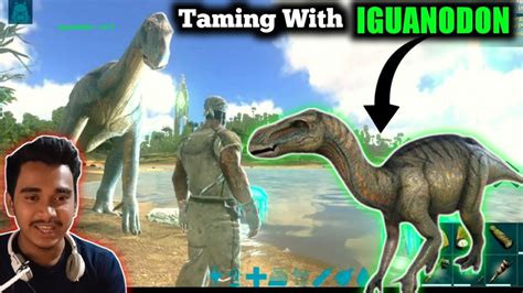 Taming With IGUANODON And Croft SMITHY FORGE METAL TOOLS ARK