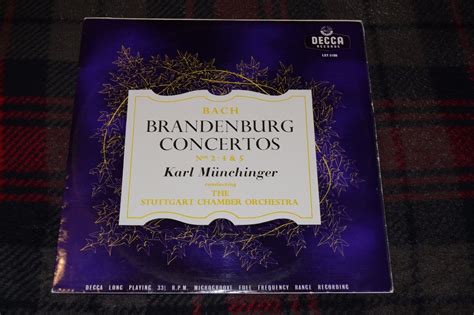 Bach Brandenburg Concertos Karl Munchinger The Stuttgart Chamber