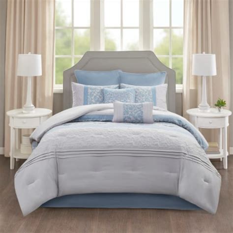 510 DESIGN Luxe Quilted Comforter Set - Cal King - Blue, California ...