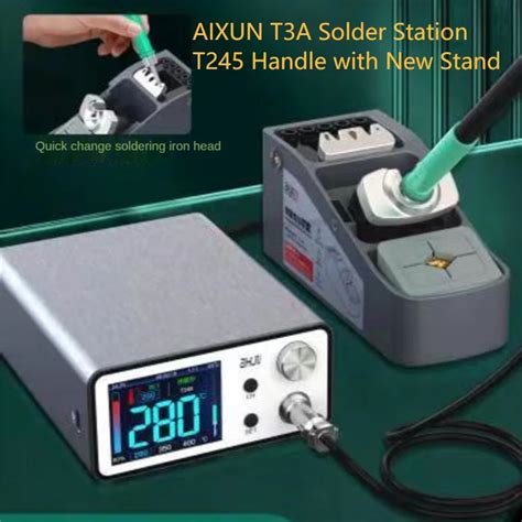 JC AIXUN Estación de soldadura inteligente T3A soporte de la serie T12