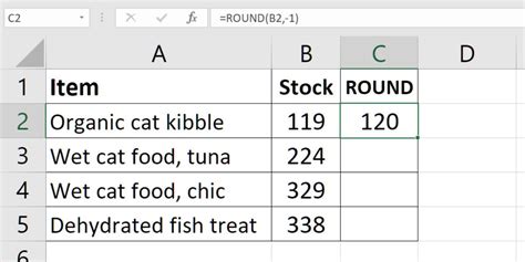 How To Use Round Functions In Excel