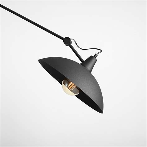 Lampa sufitowa na wysięgniku Melos 36 czarna Aldex