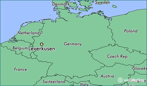 Map Of Leverkusen Germany - Park Houston Map