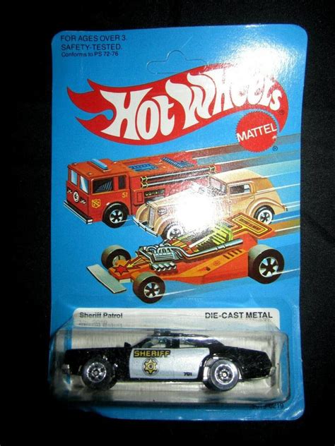 Vintage Hot Wheels Sheriff Patrol Mint Never Opened Sealed