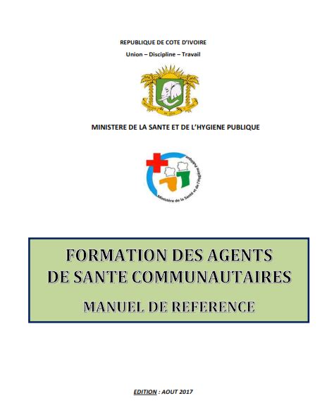 Manuel De R F Rence Du Formateur Des Agents De Sant Communautaire