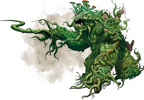 Shambling Mound » Monster Stat Block - DnD 5e