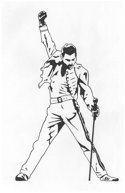 Freddie Mercury Drawing At Getdrawings Free Download