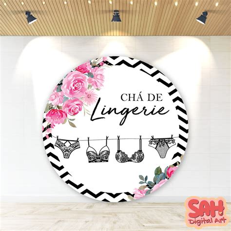 Painel Chá de Lingerie Arte Digital Elo7 Produtos Especiais