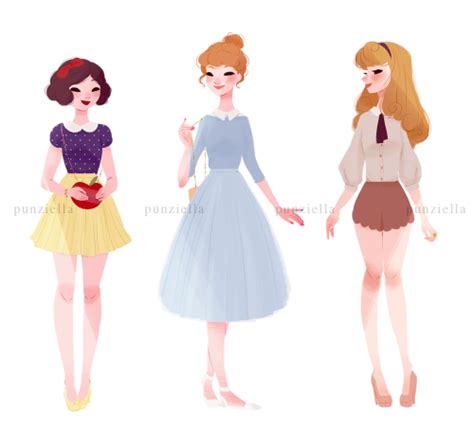 Disney Princesses Get Casual in Artist's Series :: Design :: Galleries :: Paste