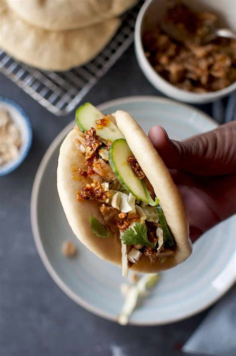 Vegan Bao Buns Recipe With Jackfruit Filling Cook S Hideout