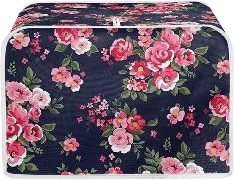 Amazon Salabomia Vintage Flower Bread Toaster Cover Slice