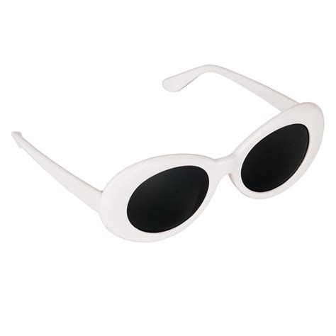 Cheap Retro Clout Goggles Oval Mod Fashion Kurt Cobain Inspired Glasses