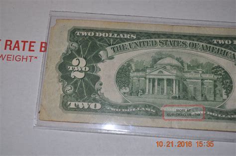 1953 Two Dollar Bills 2 Red Seal United States Note