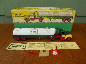 Hess Trucks: 1964 Hess tanker trailer truck available new and pre-owned ...