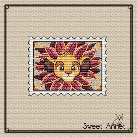 Lion King Cross Stitch Pattern Cross Stitch Pattern Small Etsy