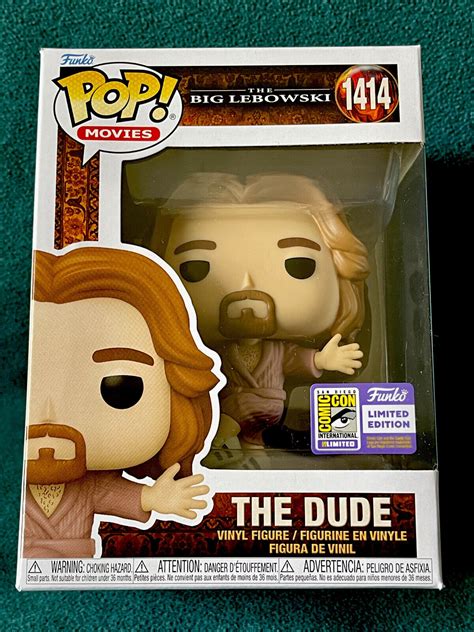 The Dude Funko Pop The Big Lebowski Sdcc Exclusive Official