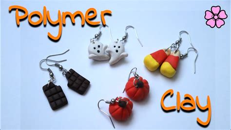 Diy Halloween Polymer Clay Earrings ♥︎ Youtube