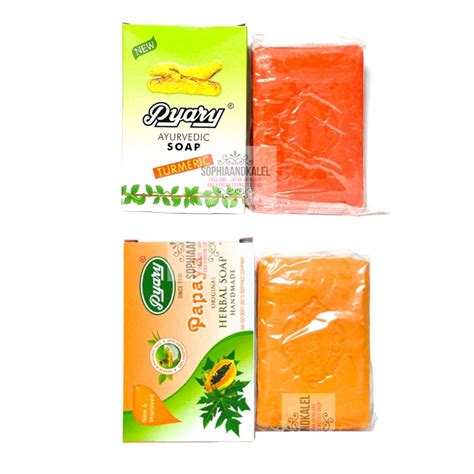 Pyary Turmeric Soap Papaya Soap From Uae Original Shopee Philippines