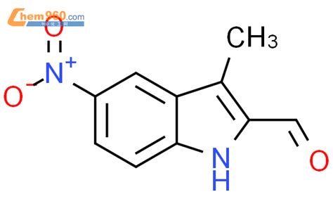 33671 76 0 1H Indole 2 carboxaldehyde 3 methyl 5 nitro 化学式结构式分子式mol