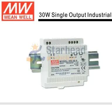 DR 30 Original Mean Well DR 30 24 36W 5V 12V 15V 24V Single Output ...