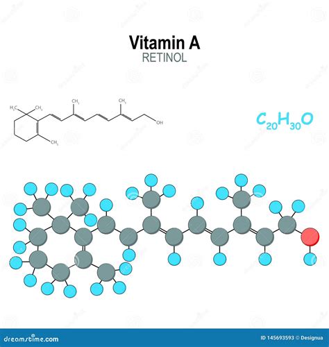 Molecule Of Retinoic Acid Molecular Model Conceptual 3d Rendering