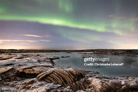 32 Blue Lagoon Iceland Northern Lights Stock Photos, High-Res Pictures ...