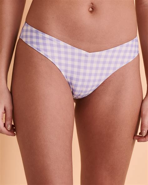 GUESS Vichy Combo V Cut Bikini Bottom Vichy Bikini Village