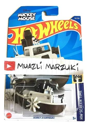 Carrinho Hot Wheels Disney Steamboat Mickey Mouse Lacrado MercadoLivre