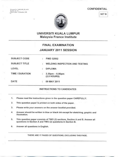 Welding Inspection and Testing PDF | PDF