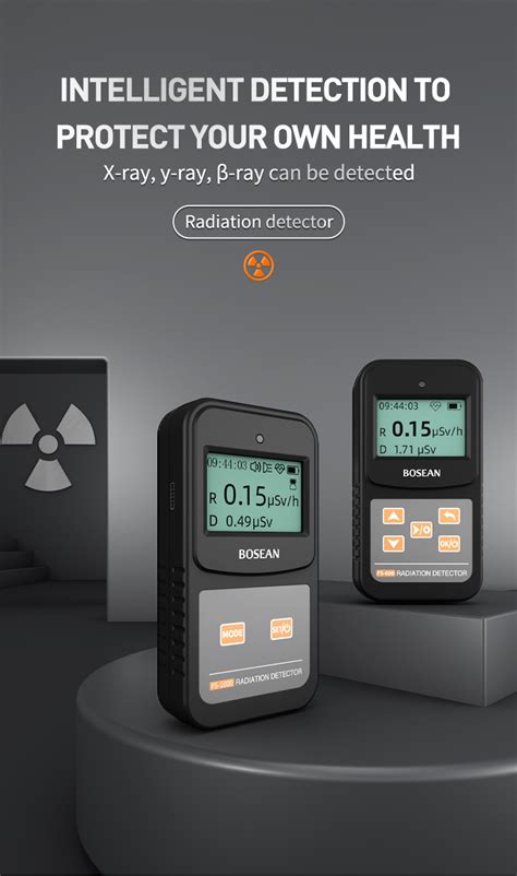 Bosean Nuclear Radiation Detector Geiger Counter X Ray Beta Gamma Detector Handheld Counter