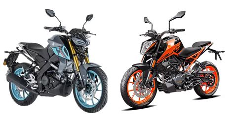 Yamaha Mt15 Vs Ktm Duke 200 Compare Prices Specs And Features