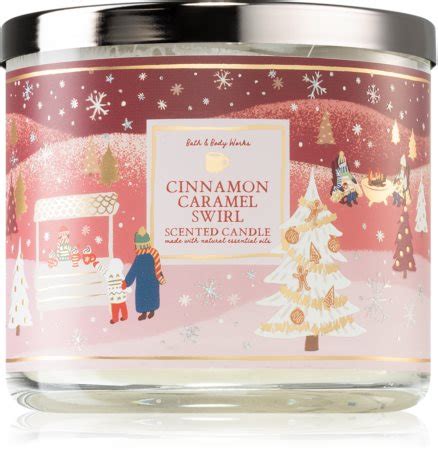 Bath Body Works Cinnamon Caramel Swirl Scented Candle Notino Co Uk