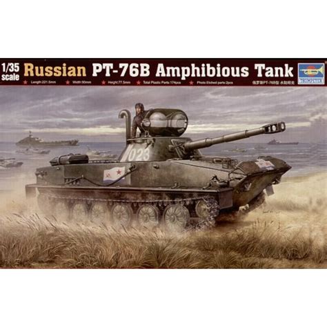 Schaalmodel Russian Pt B Light Amphibious Tank Trumpeter