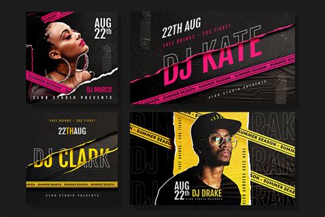 Free Dj Banners Templates Free Psd Templates